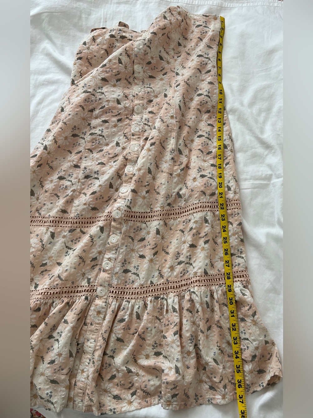 IDYLLWIND by Miranda Lambert Floral Button Front Dress L - Picture 9 of 10
